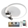 LED Stmívatelné stropní svítidlo LED/65W/230V 3000-6500K bílá + dálkové ovládání