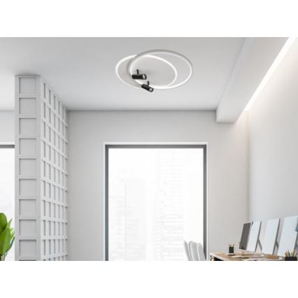 LED Stmívatelné stropní svítidlo LED/65W/230V 3000-6500K bílá + dálkové ovládání