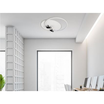 LED Stmívatelné stropní svítidlo LED/65W/230V 3000-6500K bílá + dálkové ovládání