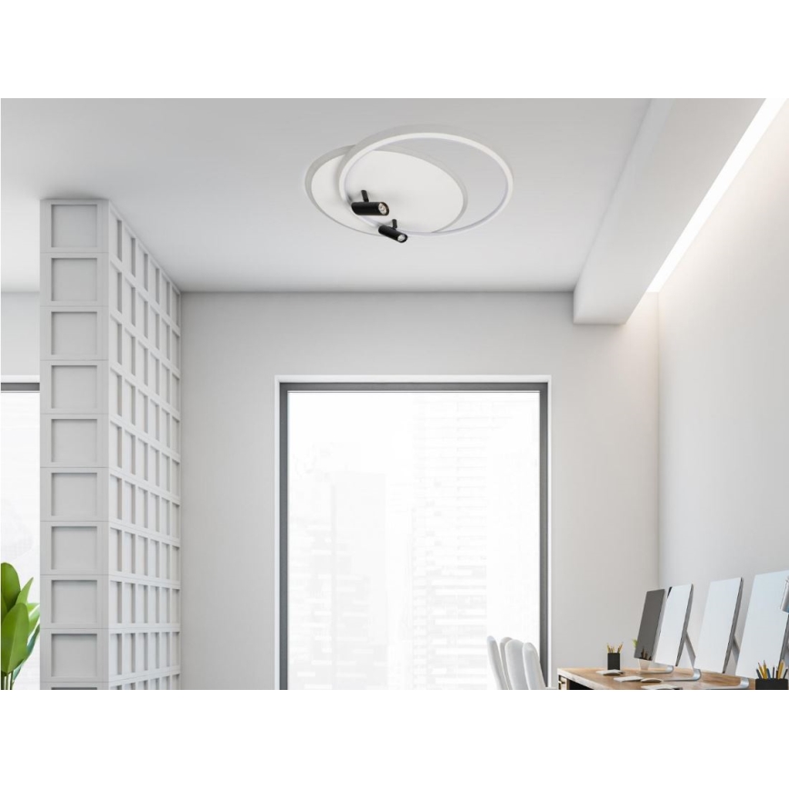 LED Stmívatelné stropní svítidlo LED/65W/230V 3000-6500K bílá + dálkové ovládání