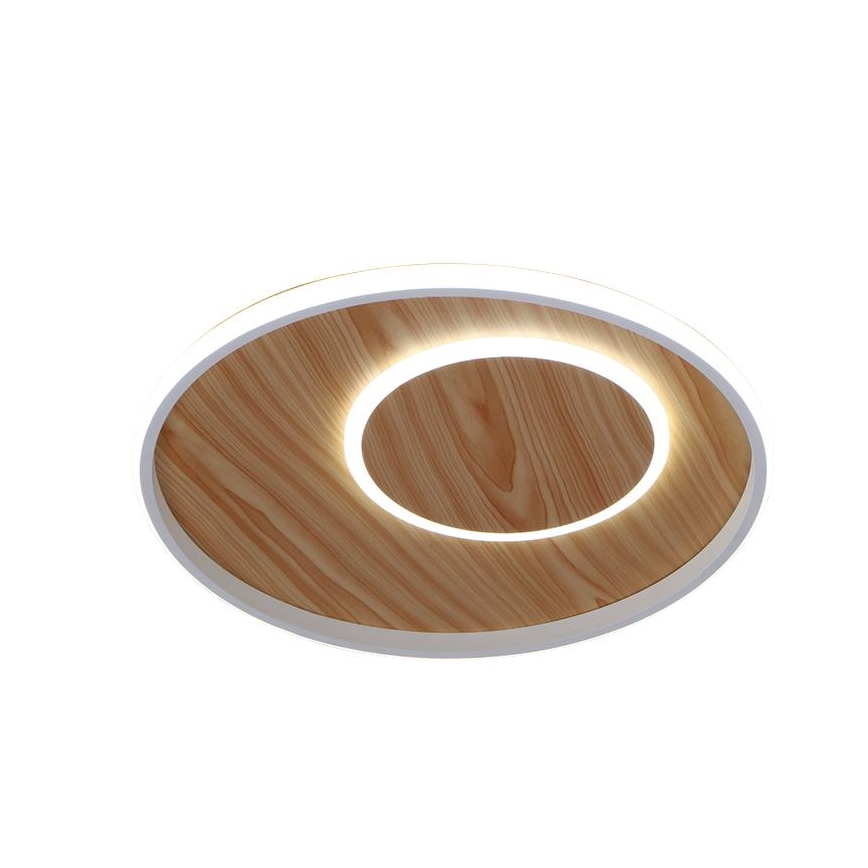 LED Stmívatelné stropní svítidlo LED/65W/230V 3000-6500K hnědá +dálkové ovládání