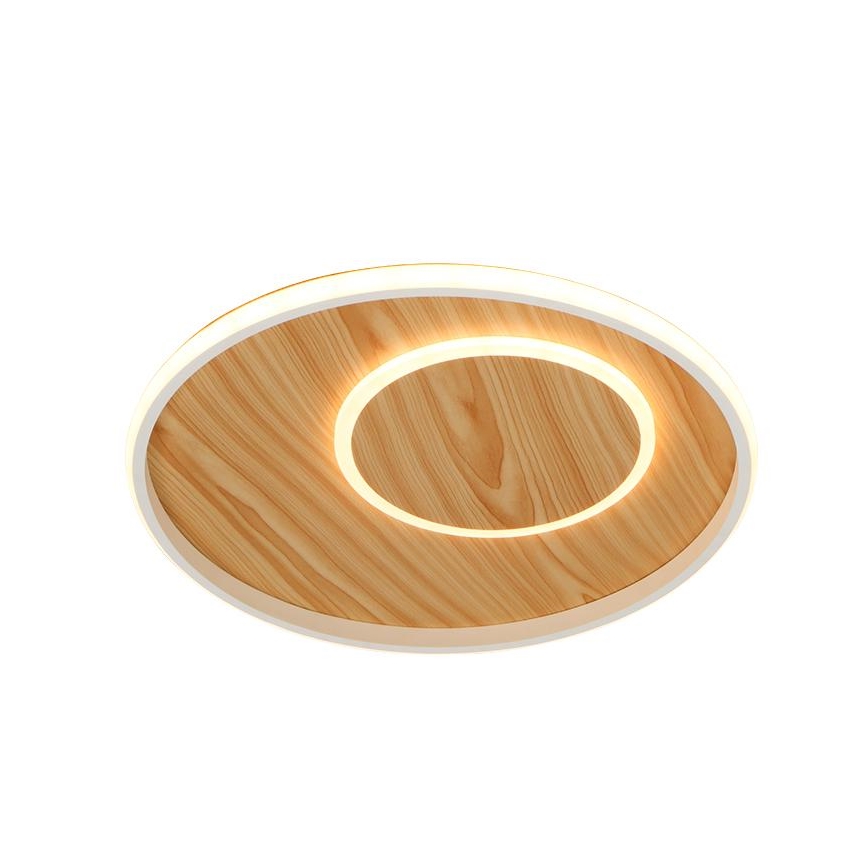 LED Stmívatelné stropní svítidlo LED/65W/230V 3000-6500K hnědá +dálkové ovládání
