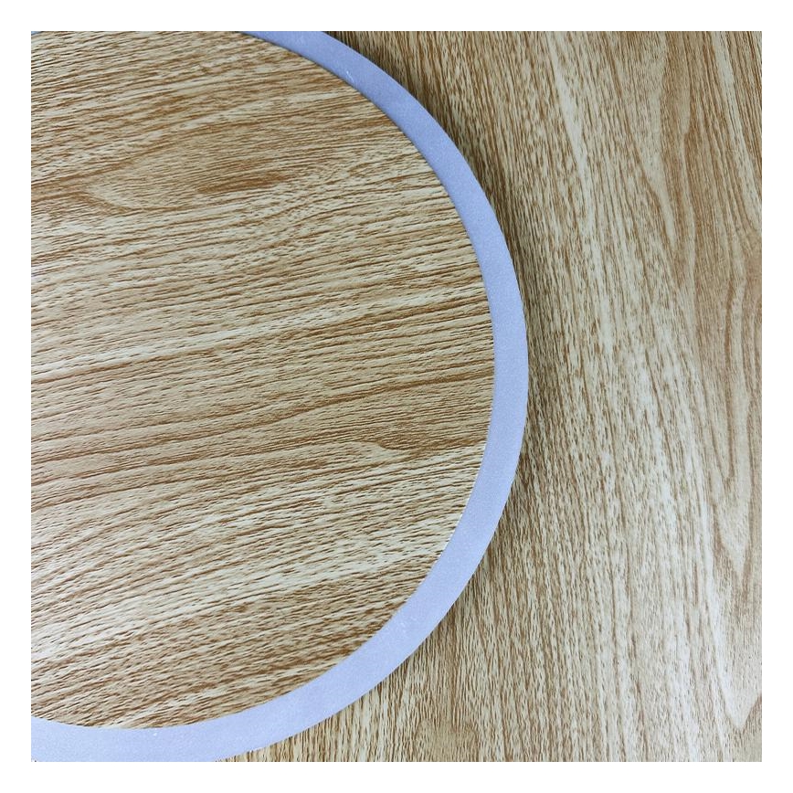 LED Stmívatelné stropní svítidlo LED/65W/230V 3000-6500K hnědá +dálkové ovládání