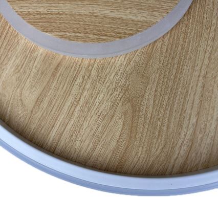 LED Stmívatelné stropní svítidlo LED/65W/230V 3000-6500K hnědá +dálkové ovládání