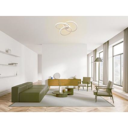 LED Stmívatelné stropní svítidlo LED/70W/230V 3000-6500K bílá + dálkové ovládání