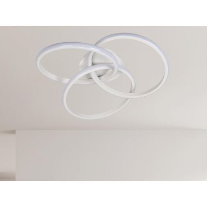 LED Stmívatelné stropní svítidlo LED/70W/230V 3000-6500K bílá + dálkové ovládání