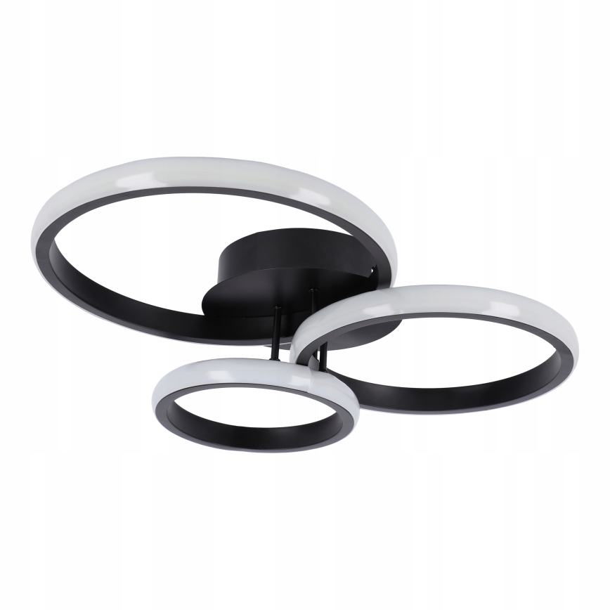 LED Stmívatelné stropní svítidlo LED/70W/230V 3000-6500K černá + dálkové ovládání