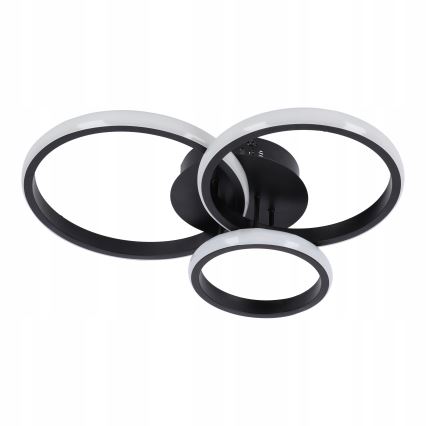 LED Stmívatelné stropní svítidlo LED/70W/230V 3000-6500K černá + dálkové ovládání