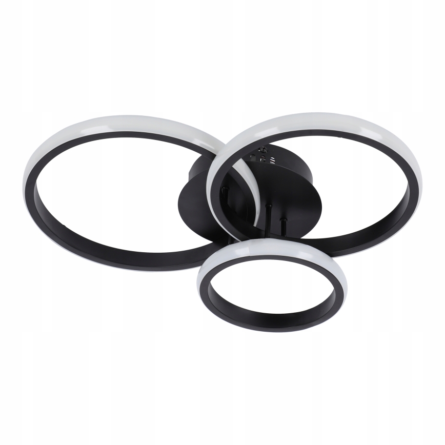 LED Stmívatelné stropní svítidlo LED/70W/230V 3000-6500K černá + dálkové ovládání