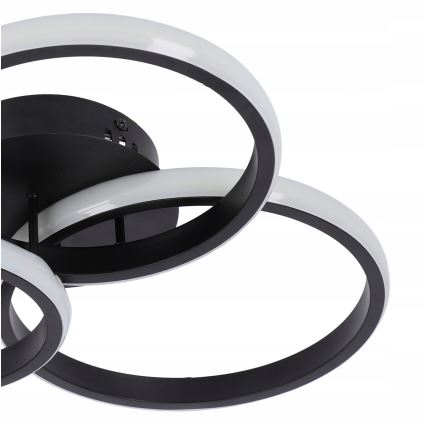 LED Stmívatelné stropní svítidlo LED/70W/230V 3000-6500K černá + dálkové ovládání