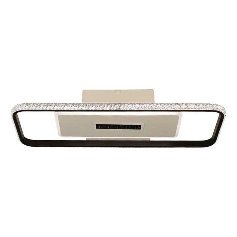 LED Stmívatelné stropní svítidlo LED/75W/230V 3000-6500K bílá/černá + dálkové ovládání