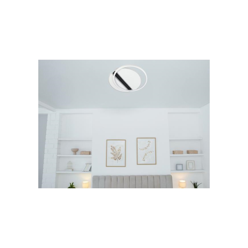 LED Stmívatelné stropní svítidlo LED/80W/230V 3000-6500K bílá + dálkové ovládání