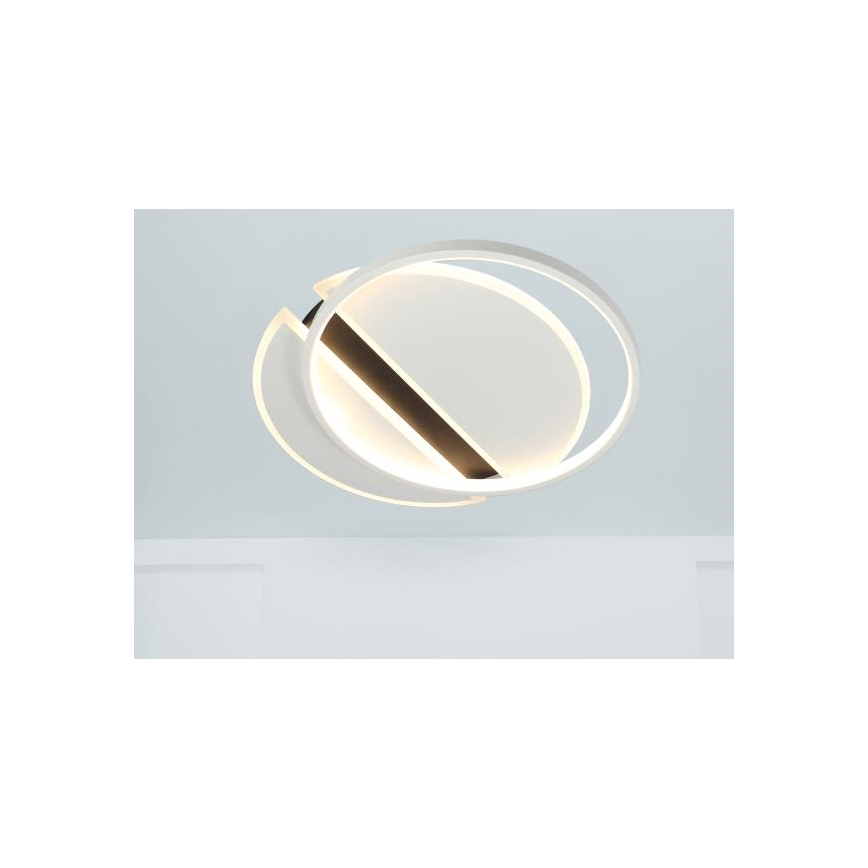 LED Stmívatelné stropní svítidlo LED/80W/230V 3000-6500K bílá + dálkové ovládání
