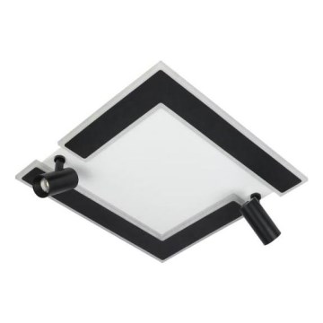 LED Stmívatelné stropní svítidlo LED/80W/230V 3000-6500K černá + dálkové ovládání