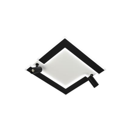 LED Stmívatelné stropní svítidlo LED/80W/230V 3000-6500K černá + dálkové ovládání