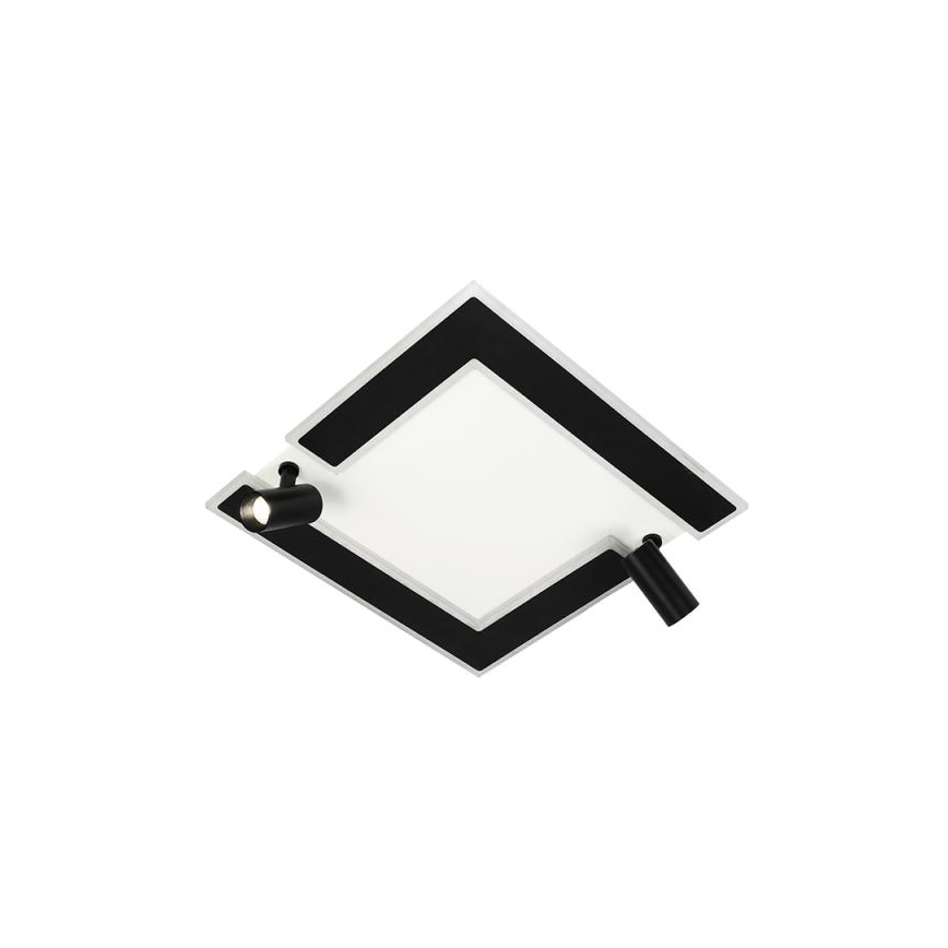 LED Stmívatelné stropní svítidlo LED/80W/230V 3000-6500K černá + dálkové ovládání