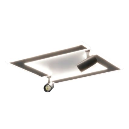 LED Stmívatelné stropní svítidlo LED/80W/230V 3000-6500K černá + dálkové ovládání