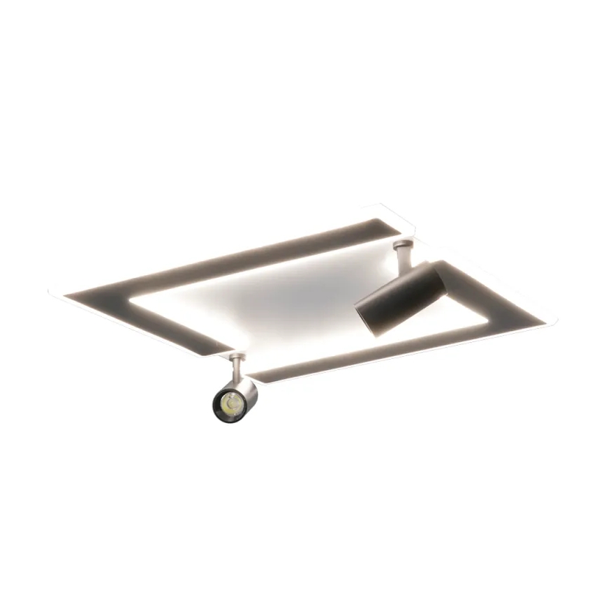 LED Stmívatelné stropní svítidlo LED/80W/230V 3000-6500K černá + dálkové ovládání