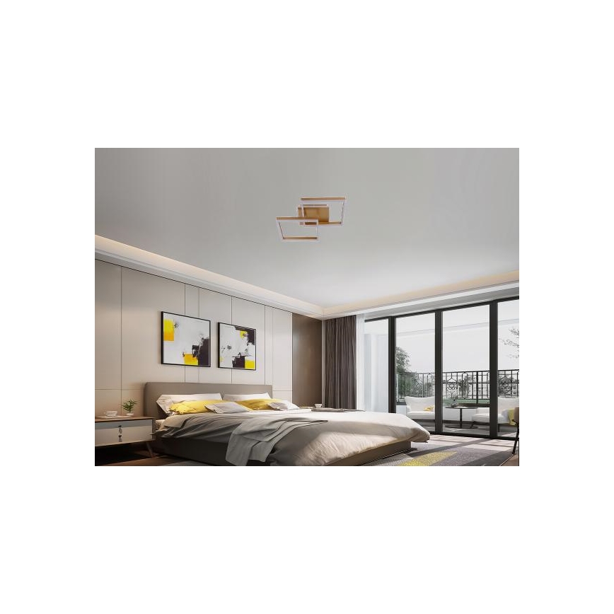 LED Stmívatelné stropní svítidlo LED/80W/230V 3000-6500K + dálkové ovládání