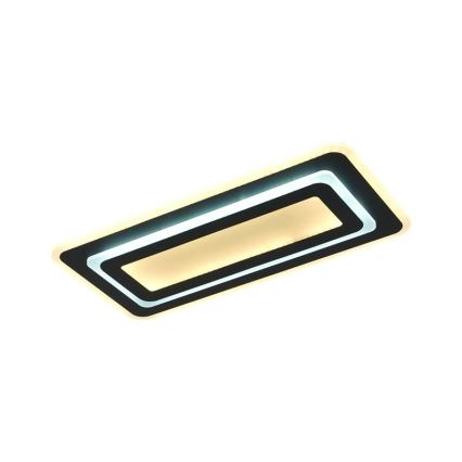 LED Stmívatelné stropní svítidlo LED/85W/230V 3000-6500K černá + dálkové ovládání