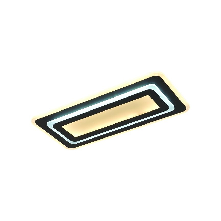 LED Stmívatelné stropní svítidlo LED/85W/230V 3000-6500K černá + dálkové ovládání