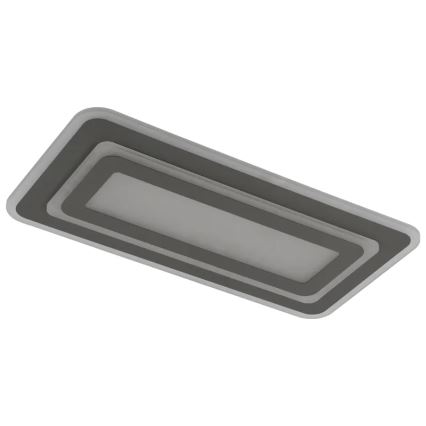 LED Stmívatelné stropní svítidlo LED/85W/230V 3000-6500K šedá + dálkové ovládání