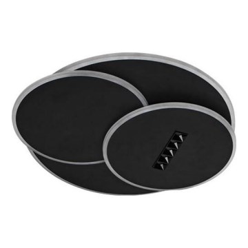 LED Stmívatelné stropní svítidlo LED/90W/230V 3000-6500K černá + dálkové ovládání