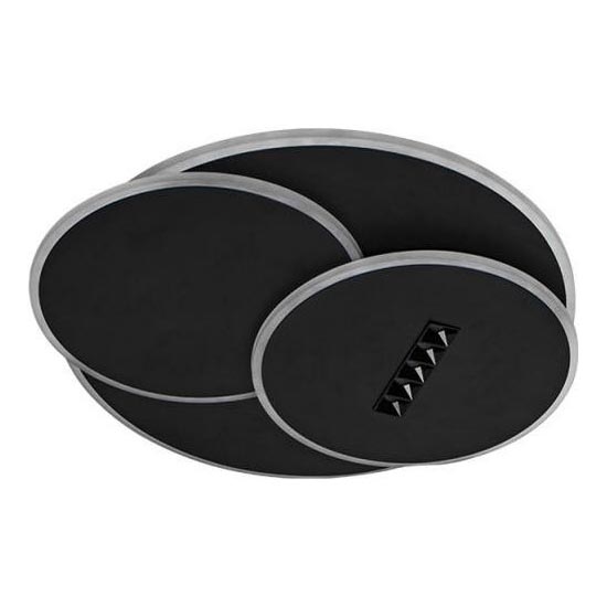 LED Stmívatelné stropní svítidlo LED/90W/230V 3000-6500K černá + dálkové ovládání