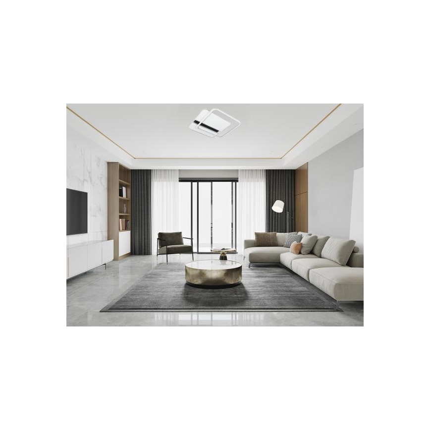LED Stmívatelné stropní svítidlo LED/95W/230V 3000-6500K bílá + dálkové ovládání