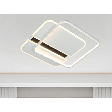 LED Stmívatelné stropní svítidlo LED/95W/230V 3000-6500K bílá + dálkové ovládání