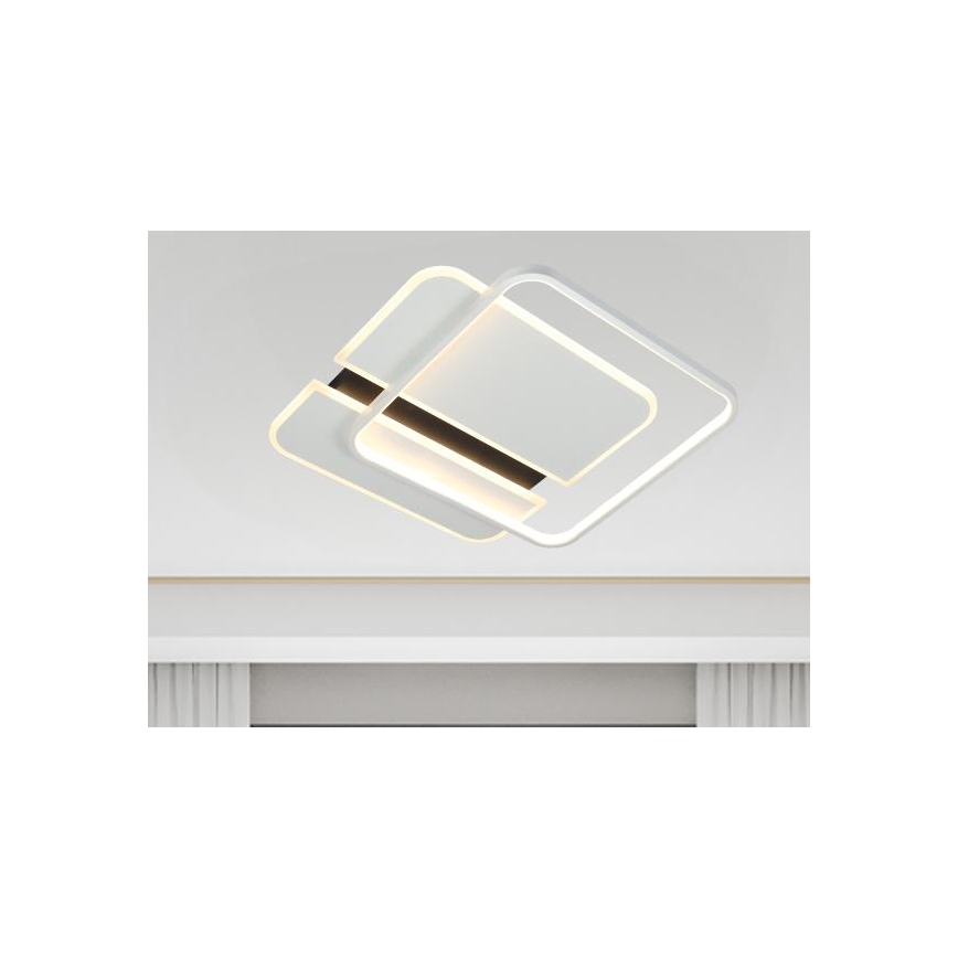 LED Stmívatelné stropní svítidlo LED/95W/230V 3000-6500K bílá + dálkové ovládání