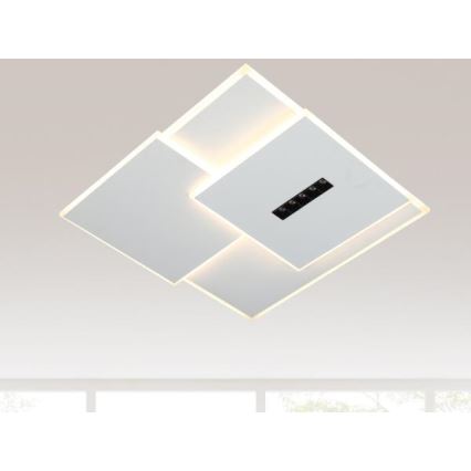 LED Stmívatelné stropní svítidlo LED/95W/230V 3000-6500K bílá + dálkové ovládání