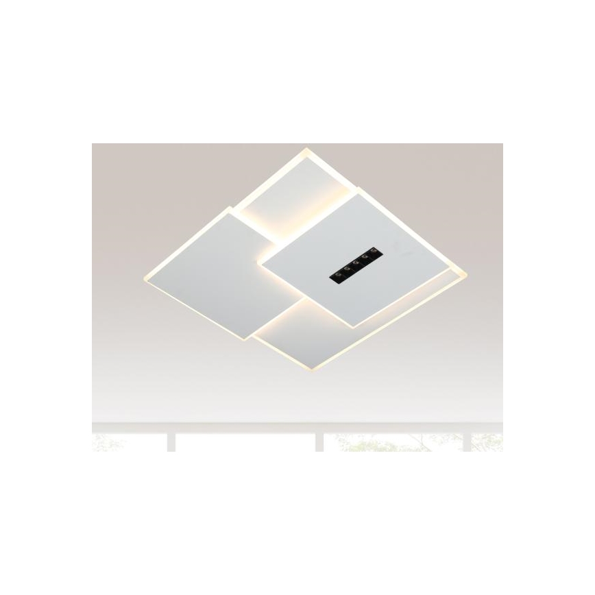 LED Stmívatelné stropní svítidlo LED/95W/230V 3000-6500K bílá + dálkové ovládání