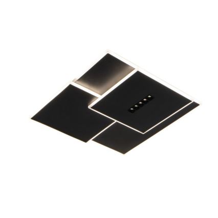 LED Stmívatelné stropní svítidlo LED/95W/230V 3000-6500K černá + dálkové ovládání