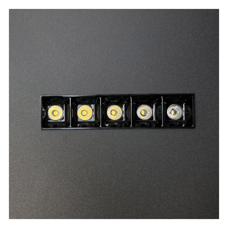 LED Stmívatelné stropní svítidlo LED/95W/230V 3000-6500K černá + dálkové ovládání