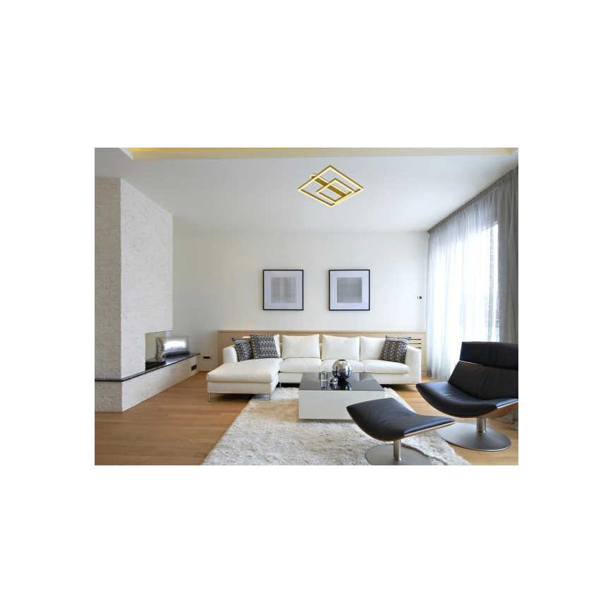 LED Stmívatelné stropní svítidlo LED/95W/230V 3000-6500K + dálkové ovládání