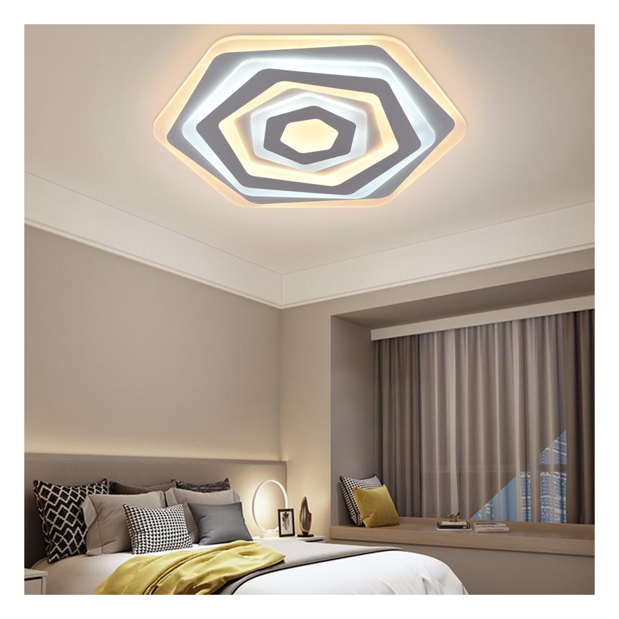 LED Stmívatelné stropní svítidlo LED/95W/230V 3000-6500K + dálkové ovládání