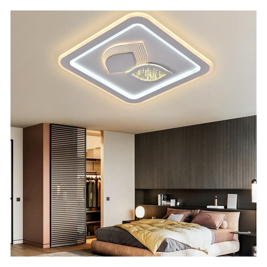 LED Stmívatelné stropní svítidlo LED/95W/230V 3000-6500K + dálkové ovládání