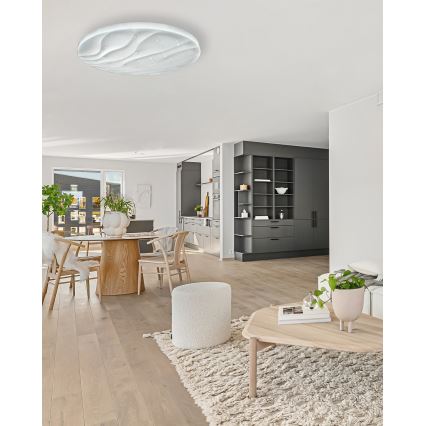 LED Stmívatelné stropní svítidlo LIKA LED/60W/230V 2700-6500K pr. 58 cm + dálkové ovládání