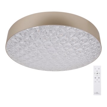 LED Stmívatelné stropní svítidlo LUXON LED/60W/230V 2800-6500K béžová + dálkové ovládání