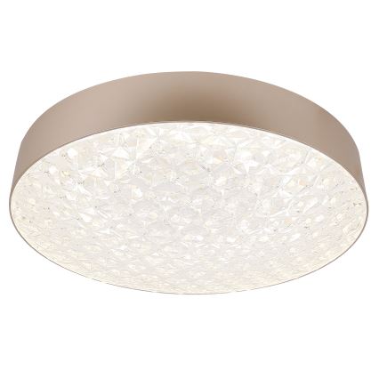 LED Stmívatelné stropní svítidlo LUXON LED/60W/230V 2800-6500K béžová + dálkové ovládání