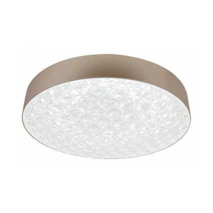 LED Stmívatelné stropní svítidlo LUXON LED/60W/230V 2800-6500K béžová + dálkové ovládání