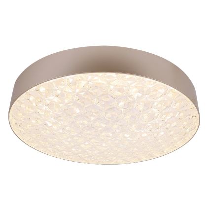 LED Stmívatelné stropní svítidlo LUXON LED/60W/230V 2800-6500K béžová + dálkové ovládání