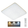 LED Stmívatelné stropní svítidlo MANA LED/36W/230V 2700-6500K 43x43 cm + dálkové ovládání