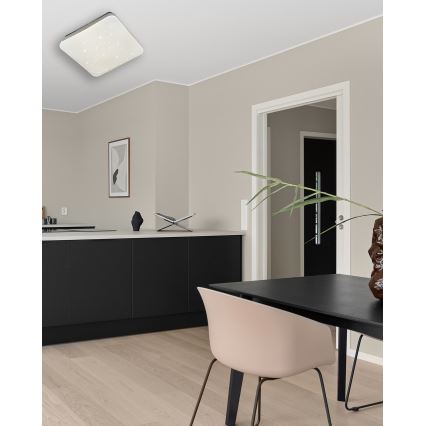 LED Stmívatelné stropní svítidlo MANA LED/36W/230V 2700-6500K 43x43 cm + dálkové ovládání