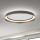 LED Stmívatelné stropní svítidlo MANTA LED/38W/230V 2700/3000/4000K pr. 45 cm hnědá