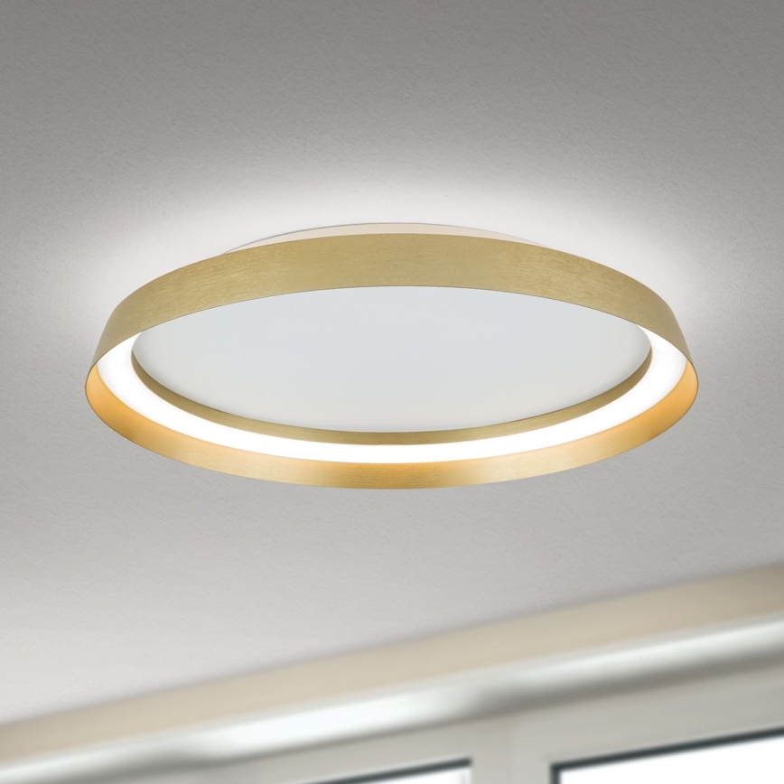 LED Stmívatelné stropní svítidlo MANTA LED/38W/230V 2700/3000/4000K pr. 45 cm zlatá