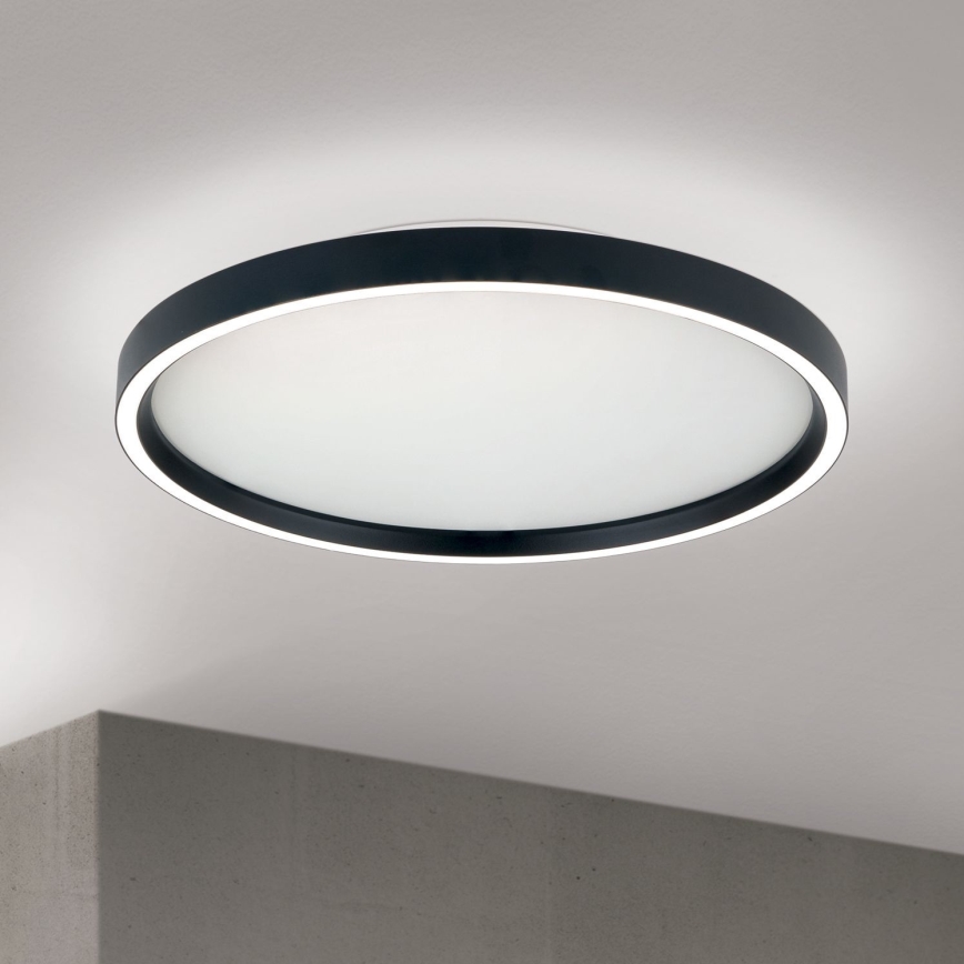 LED Stmívatelné stropní svítidlo MASCA LED/36W/230V 2700/3350/4000K pr. 40 cm černá