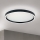 LED Stmívatelné stropní svítidlo MASCA LED/36W/230V 2700/3350/4000K pr. 40 cm černá