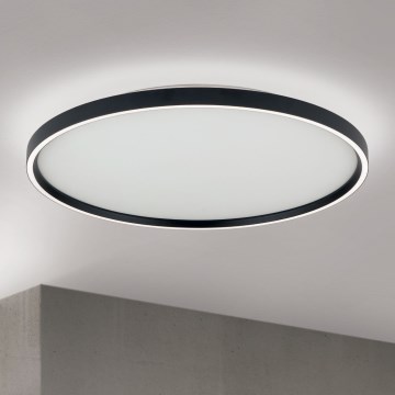 LED Stmívatelné stropní svítidlo MASCA LED/47W/230V 2700/3350/4000K pr. 60 cm černá